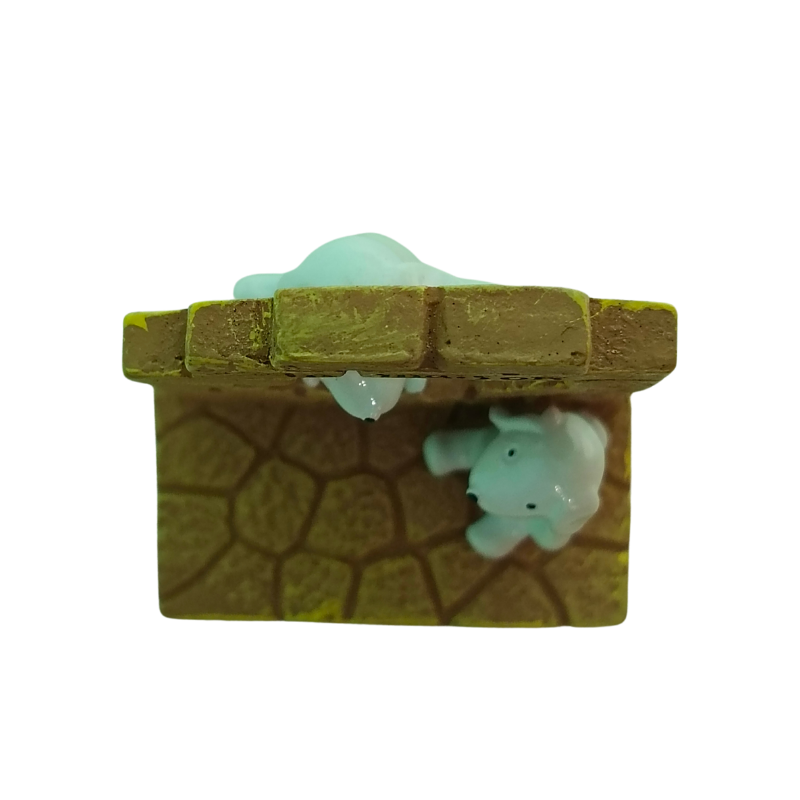 Brick Wall with Dog