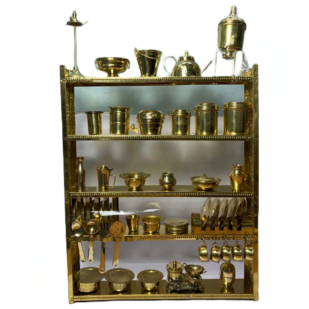 Brass Kitchen Set Jumbo HOMEDEKAR