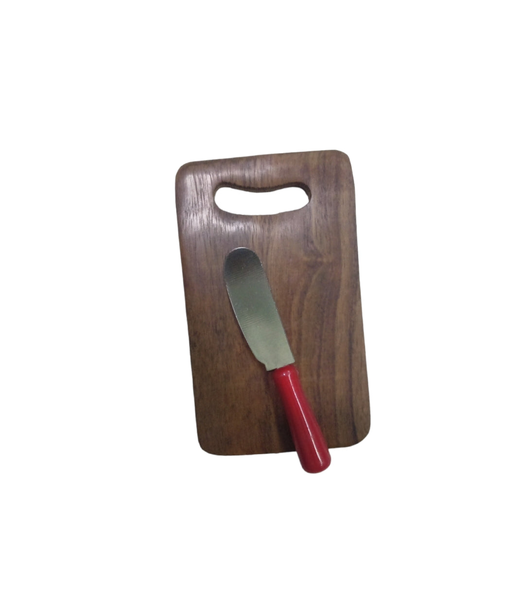 Chopping Board and Knife