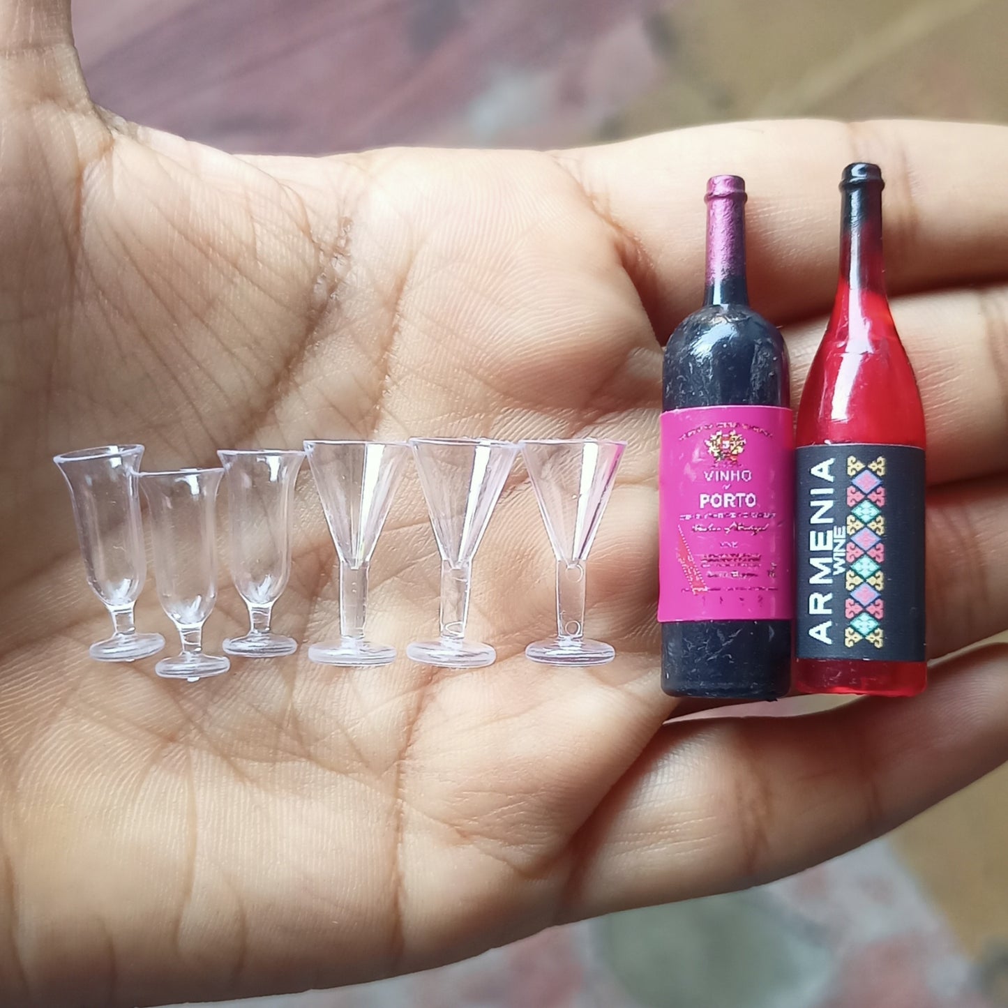 Drinks Bottle with Glasses