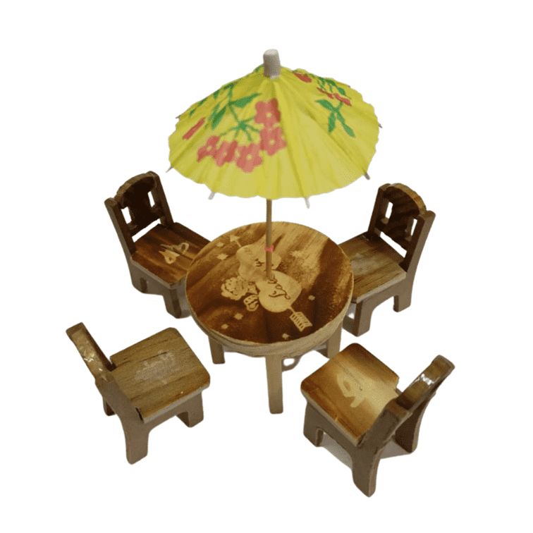 Dinning Table Set with Umbrella