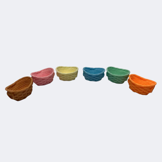 Colour Oval Basket (1 Pc)