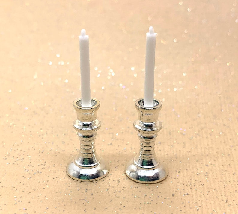 Candle Stick and Holder Set of 2