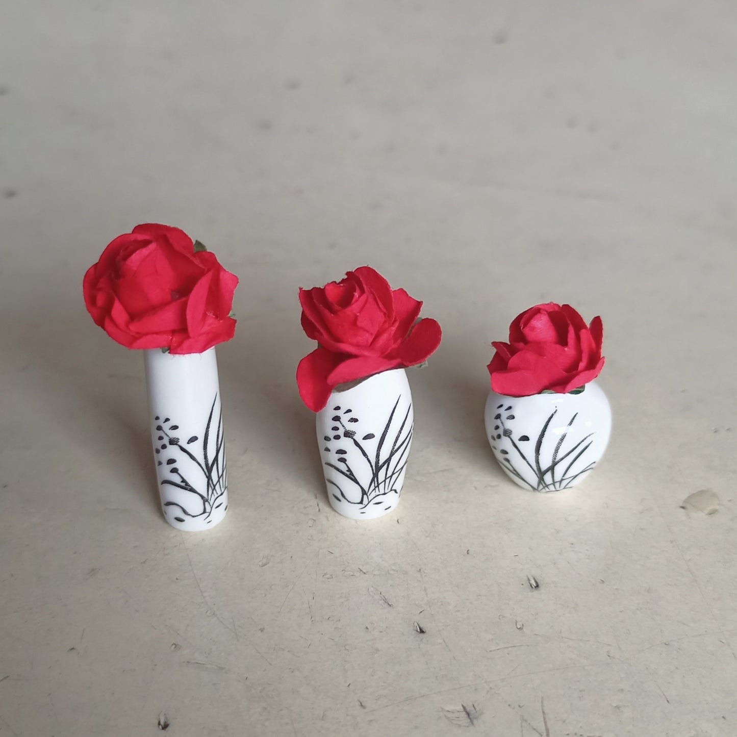 Flower vase White