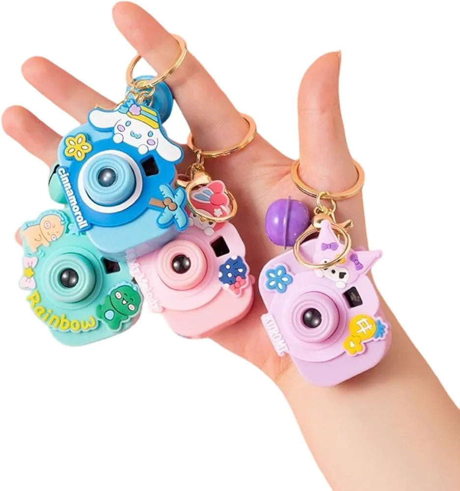 Cartoon Projection Camera Keychain