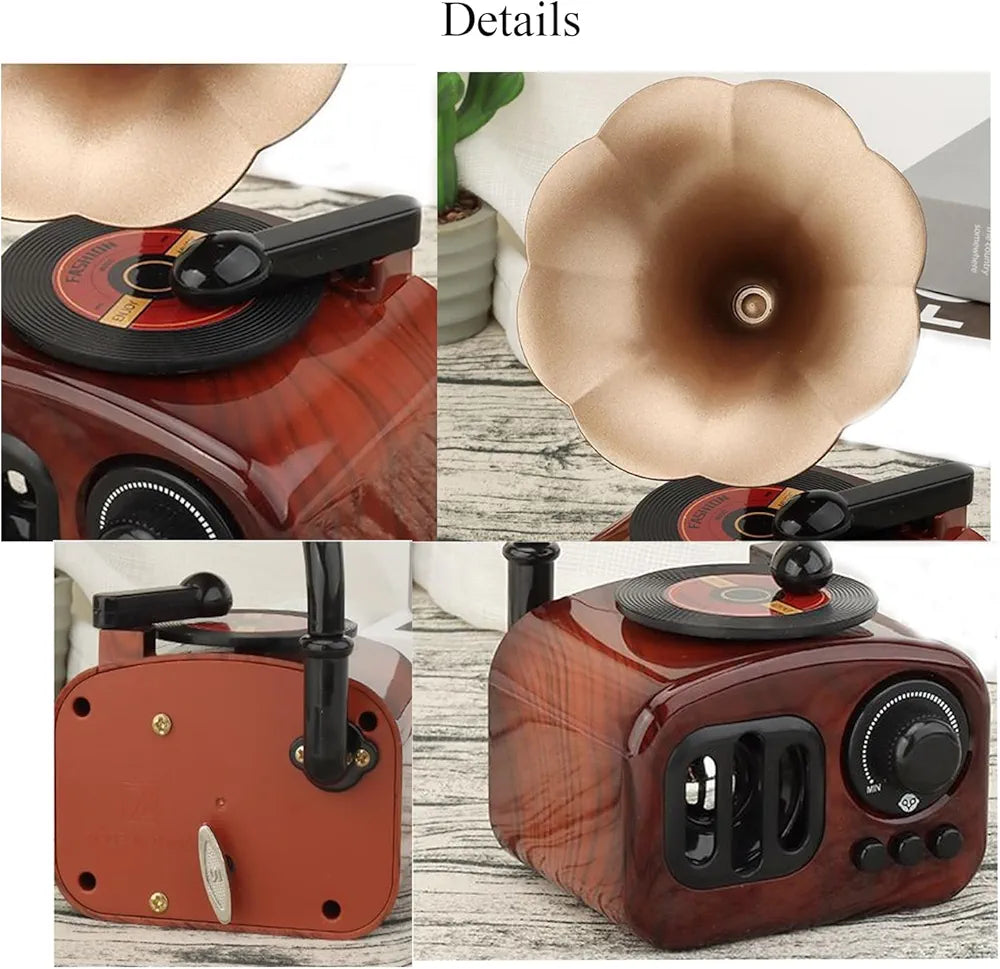 Gramophone with music
