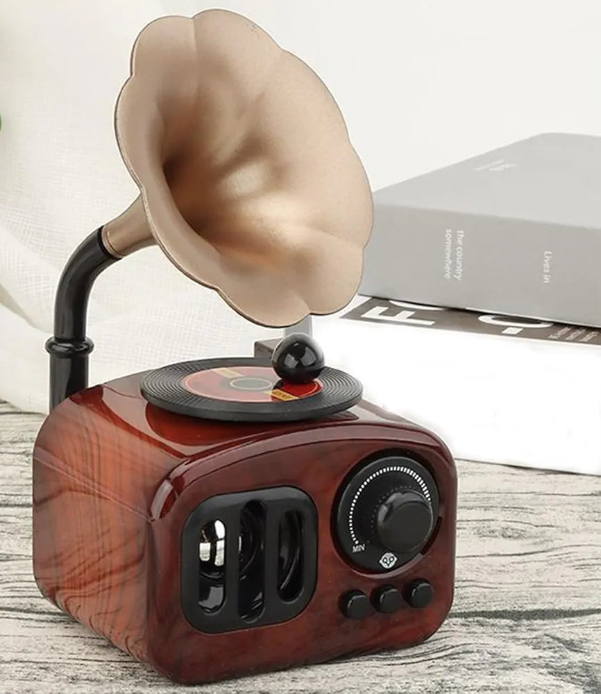 Gramophone with music