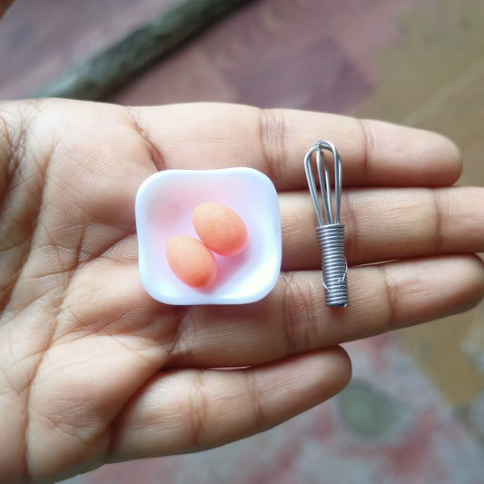 Bowl, Eggs & Whisk
