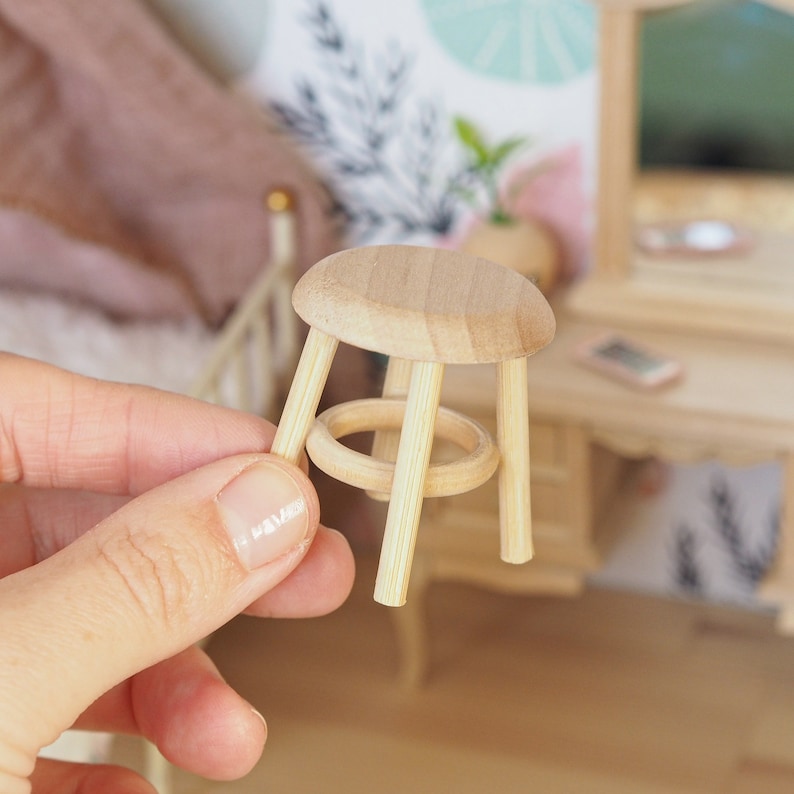 Wooden Stool - Plain